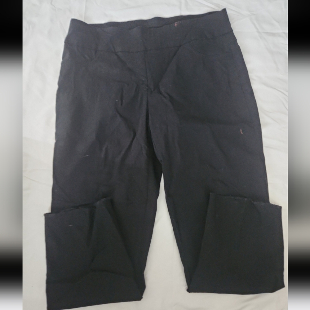 Ruby road Women's size 20 wide black stretch dress pants #DD8